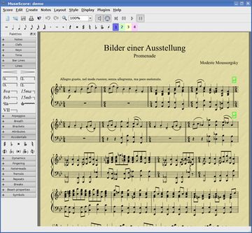 Aperçu de Muse Score